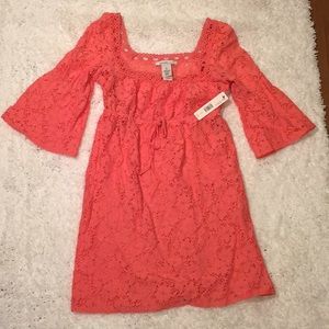 NWT Size Small  Coral bathing suit cover up